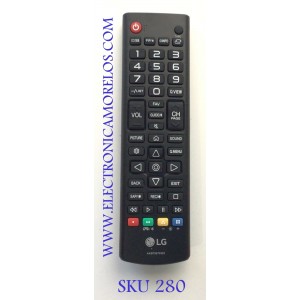 CONTROL REMOTO PARA SMART TV LG  / NUMERO DE PARTE AKB75675302 / MODELO 32LJ550B / 32LJ550M-